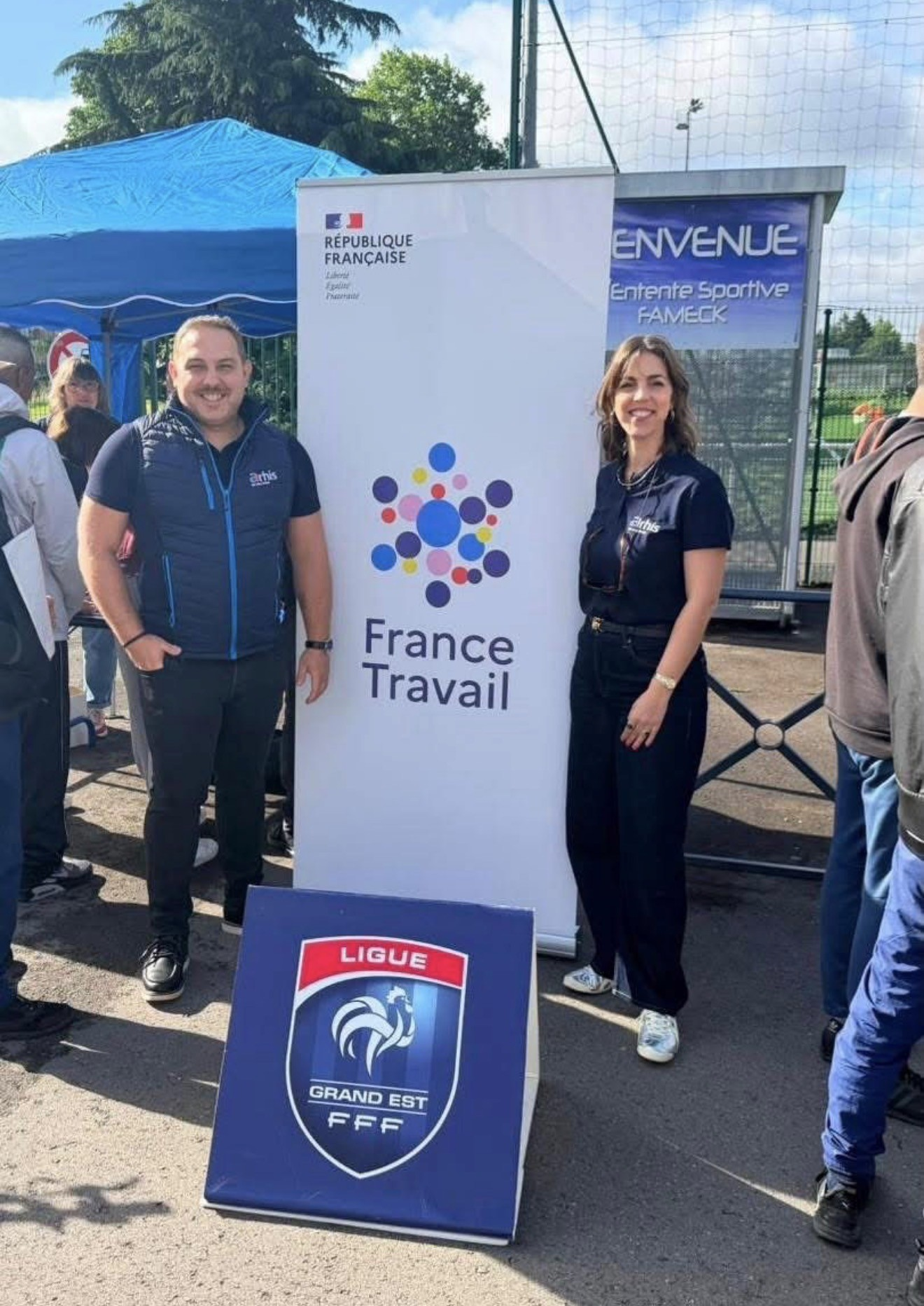 Arhis  HR Solutions BTP participe à l'opération « Du stade vers l'emploi »